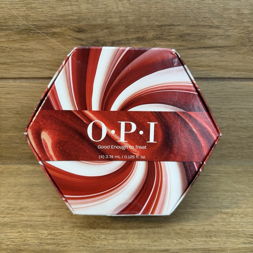 OPI 4 Piece Nail Lacquer Polish Mini-Pack Holiday 2025 Good Enough To Treat
